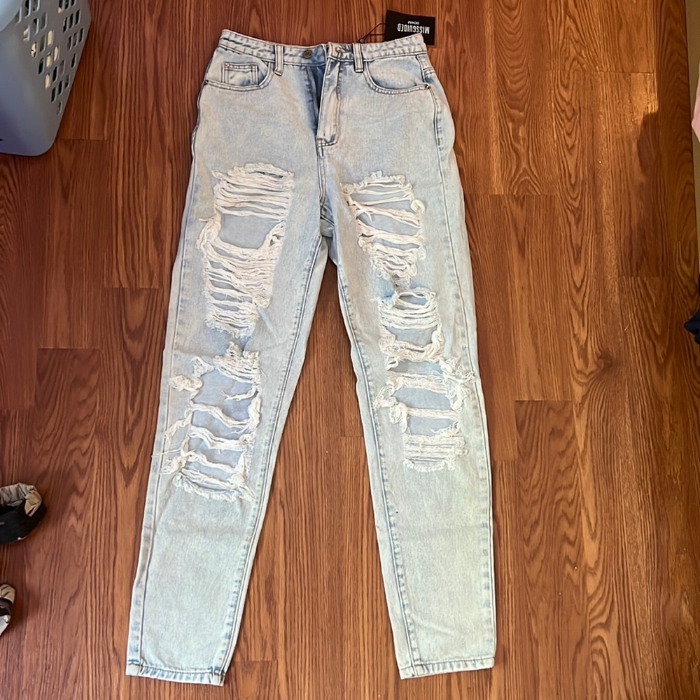 Missguided Riot High Rise Mom Jeans